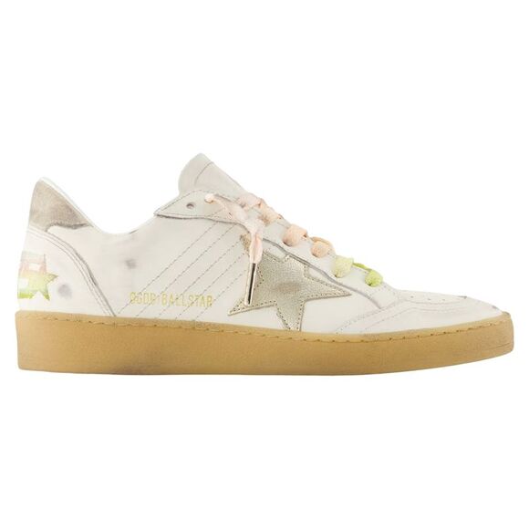 Ballstar Sneakers - Golden Goose Deluxe Brand - Leather - White - Picture 1 of 2